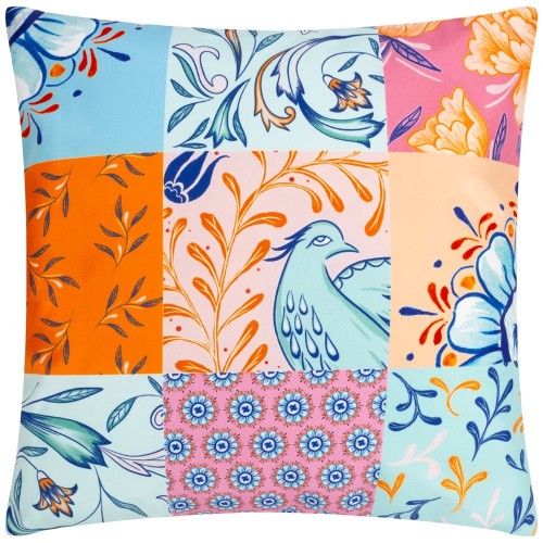 Front - Furn Azzar Floral Outdoor Cushion Cover