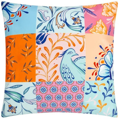 Front - Furn Azzar Floral Outdoor Cushion Cover