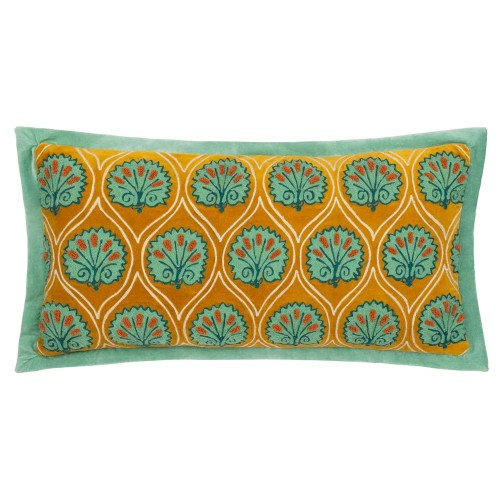 Front - Paoletti Casa Embroidered Cushion Cover