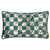 Front - Furn Mythos Piping Detail Velvet Cushion Cover