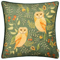 Front - Evans Lichfield Hawthorn Chenille Owl Cushion Cover