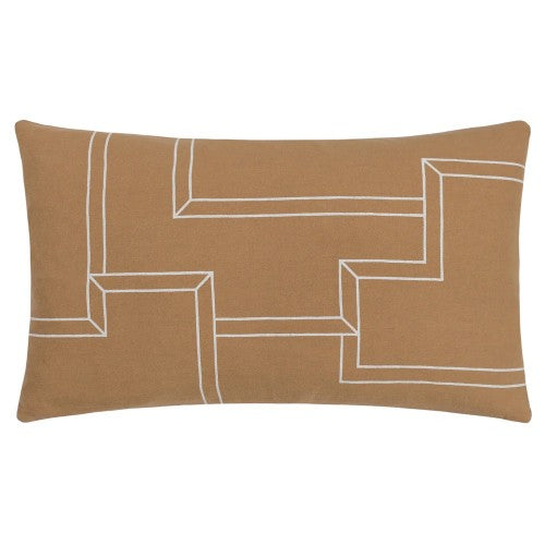 Front - Hoem Marzena Geometric Cushion Cover