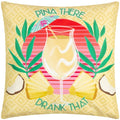 Front - Furn Pina There Abstract Outdoor Cushion Cover