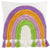 Front - Heya Home Tassel Rainbow Cushion Cover