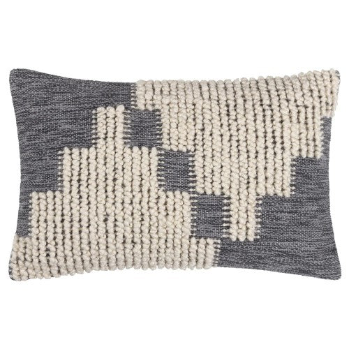 Front - Hoem Himal Woven Knotted Cushion Cover