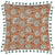 Front - Paoletti Salisa Cotton Velvet Floral Cushion Cover