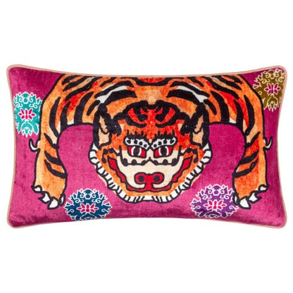 Front - Furn Year Of The Tiger Velvet Cushion Cover