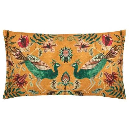 Front - Wylder Holland Park Duo Peacock Rectangular Cushion Cover
