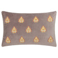 Front - Paoletti Rennes Embroidered Cushion Cover