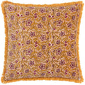 Front - Paoletti Cotton Velvet Filigree Cushion Cover