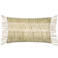 Front - Yard Sono Ink Fringed Abstract Cushion Cover