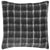 Front - Yard Yarrow Faux Mohair Checked Cushion Cover