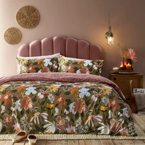 Front - Furn Asterea Floral Duvet Cover Set