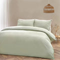 Front - Yard Heaton Cotton Stripe Duvet Cover Set