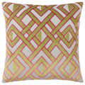 Front - Paoletti Henley Jacquard Velvet Cushion Cover