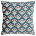 Front - Paoletti Ledbury Jacquard Cushion Cover