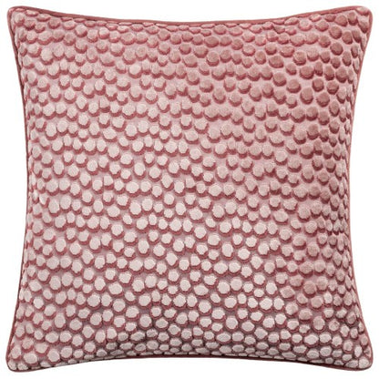 Front - Hoem Lanzo Piped Velvet Cut Cushion Cover