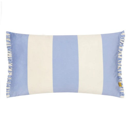 Front - Furn Araya Velvet Striped Cushion Cover