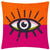 Front - Heya Home All Eyes On You Bouclé Cushion Cover