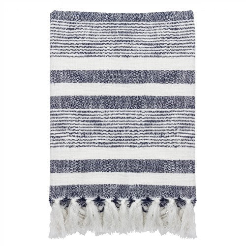 Front - Yard Neela Fringed Stripe Throw