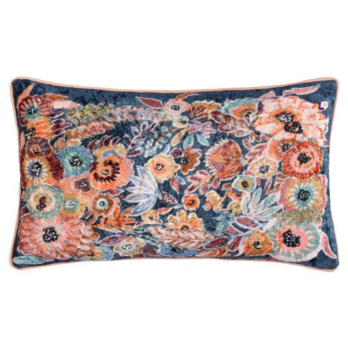 Front - Wylder Tropics Aquess Floral Cushion Cover