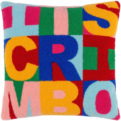 Front - Heya Home Festive-val Crimbo Knitted Cushion Cover