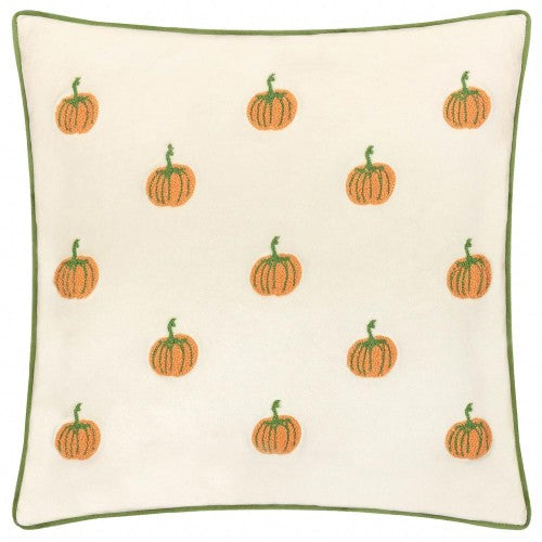Front - Wylder Tufted Velvet Pumpkin Cushion Cover