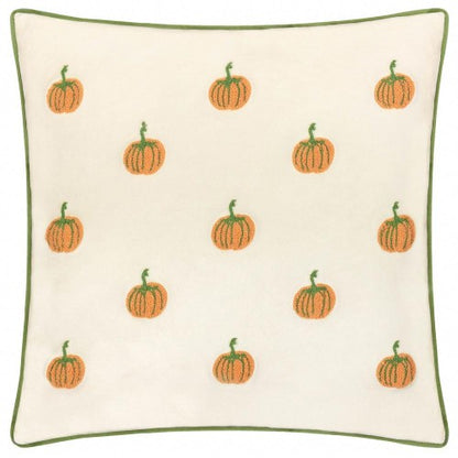 Front - Wylder Tufted Velvet Pumpkin Cushion Cover