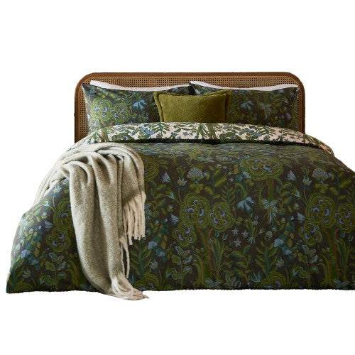 Front - Furn Garden Of Wonder Reversible Duvet Cover Set