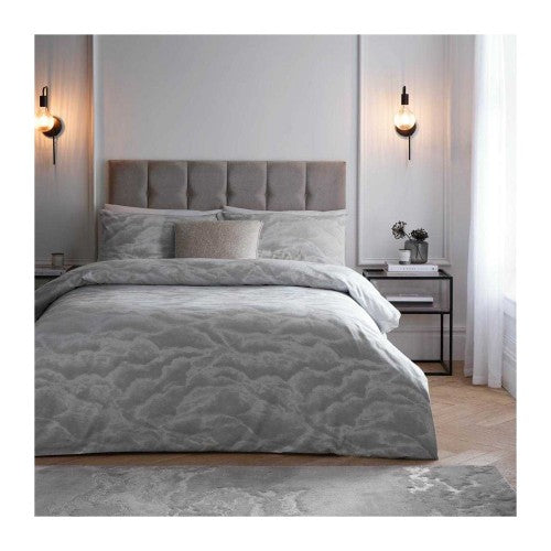 Front - Paoletti Ellora Reversible Jacquard Duvet Cover Set