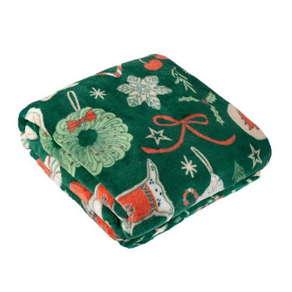 Front - Duvet Day Festive Treats Fleece Christmas Throw