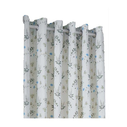 Front - Furn Lined Meadow Eyelet Curtains