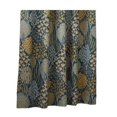 Front - Wylder Ophelia Jacquard Floral Eyelet Curtains