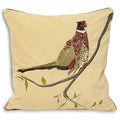 Front - Riva Home Hunter Velvet Pheasant Cushion Cover