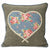 Front - Riva Home Sweet Cottage Heart Cushion Cover