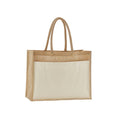 Front - Westford Mill Starched Jute Tote Bag