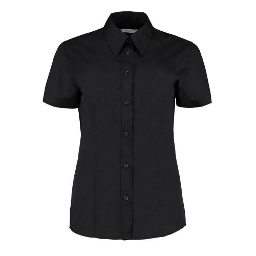 Front - Kustom Kit Womens/Ladies Workforce Short-Sleeved Blouse
