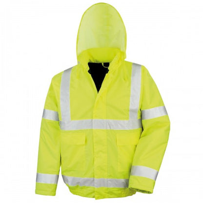 Front - Result Core Mens Core Hi-Vis Blouson Jacket