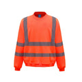 Front - Yoko Unisex Adult Hi-Vis Sweatshirt