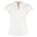 Front - Kustom Kit Womens/Ladies Continental Capped Sleeved Blouse