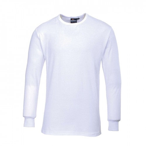 Front - Portwest Mens Thermal Underwear Long Sleeved T-Shirt (B123)