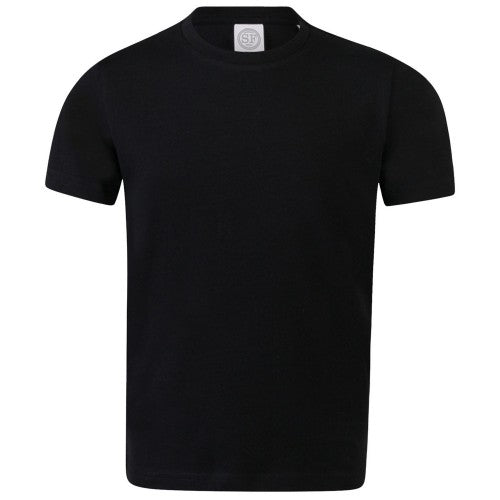 Front - SF Childrens/Kids Feel Good Plain Stretch T-Shirt