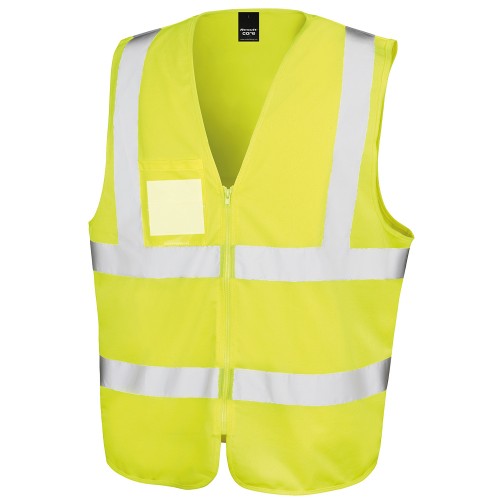 Front - Result Core Unisex Adult Safety Hi-Vis Vest