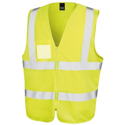 Front - Result Core Unisex Adult Safety Hi-Vis Vest