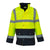 Front - Yoko Unisex Adult Motorway Two Tone Hi-Vis Reflective Jacket