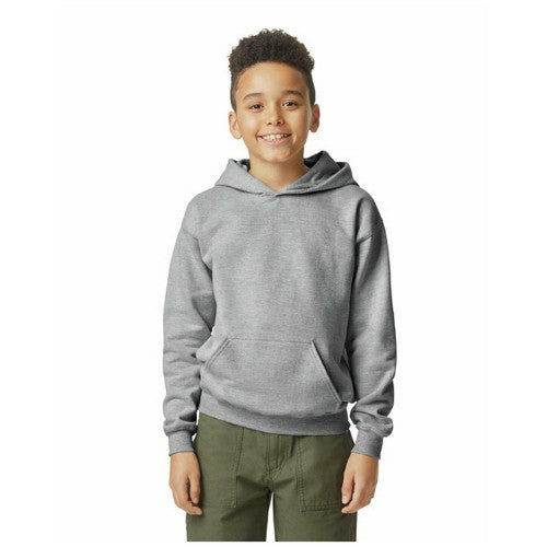 Front - Gildan Childrens/Kids Fleece Midweight Hoodie