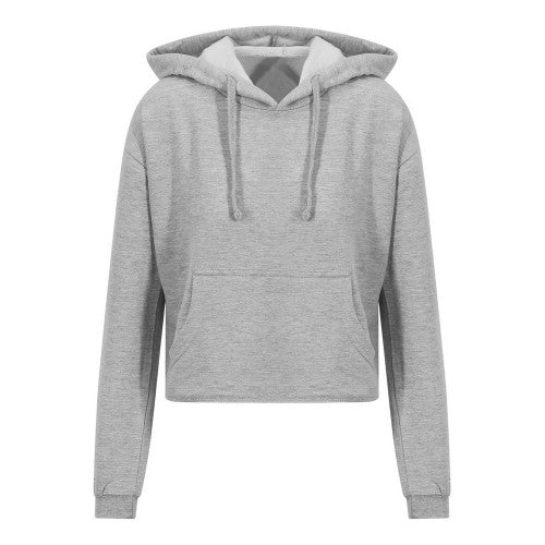 Front - Awdis Womens/Ladies Girlie Cropped Hoodie