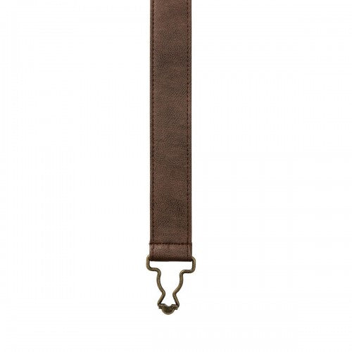 Front - Premier Unisex Adult Faux Leather Cross Back Apron Straps