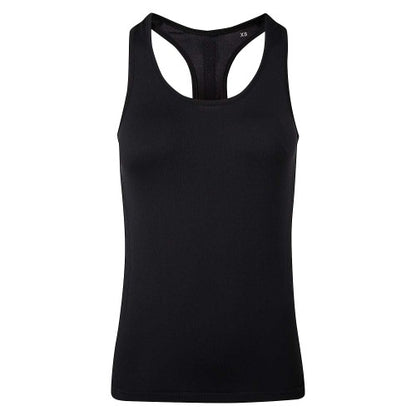 Front - TriDri Womens/Ladies 3D Fit Sculpt Sculpted Seamless 3D Sport Vest