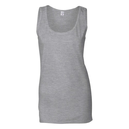 Front - Gildan Womens/Ladies Soft Tank Top